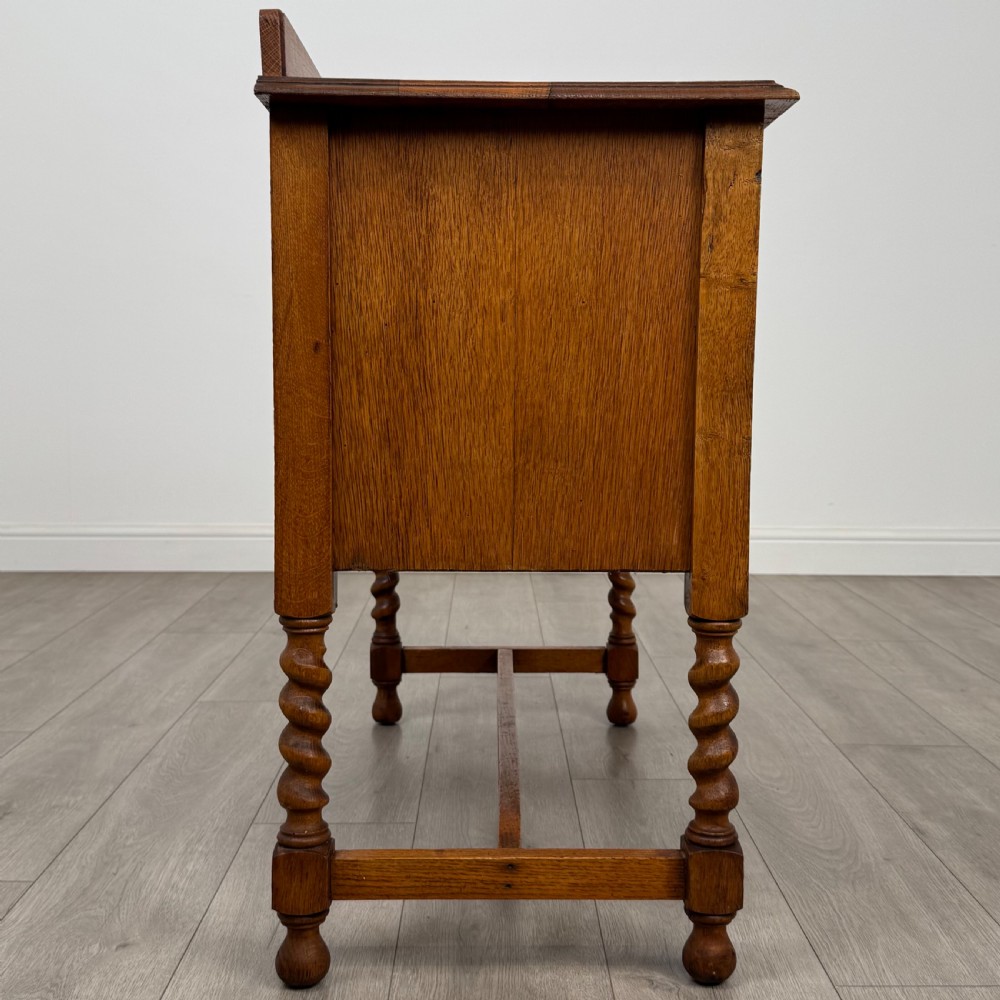 Antique 20th Century Good Quality Chest Of Drawers In Oak View VIII