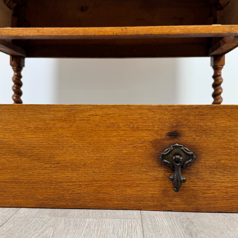 Antique 20th Century Good Quality Chest Of Drawers In Oak View XII