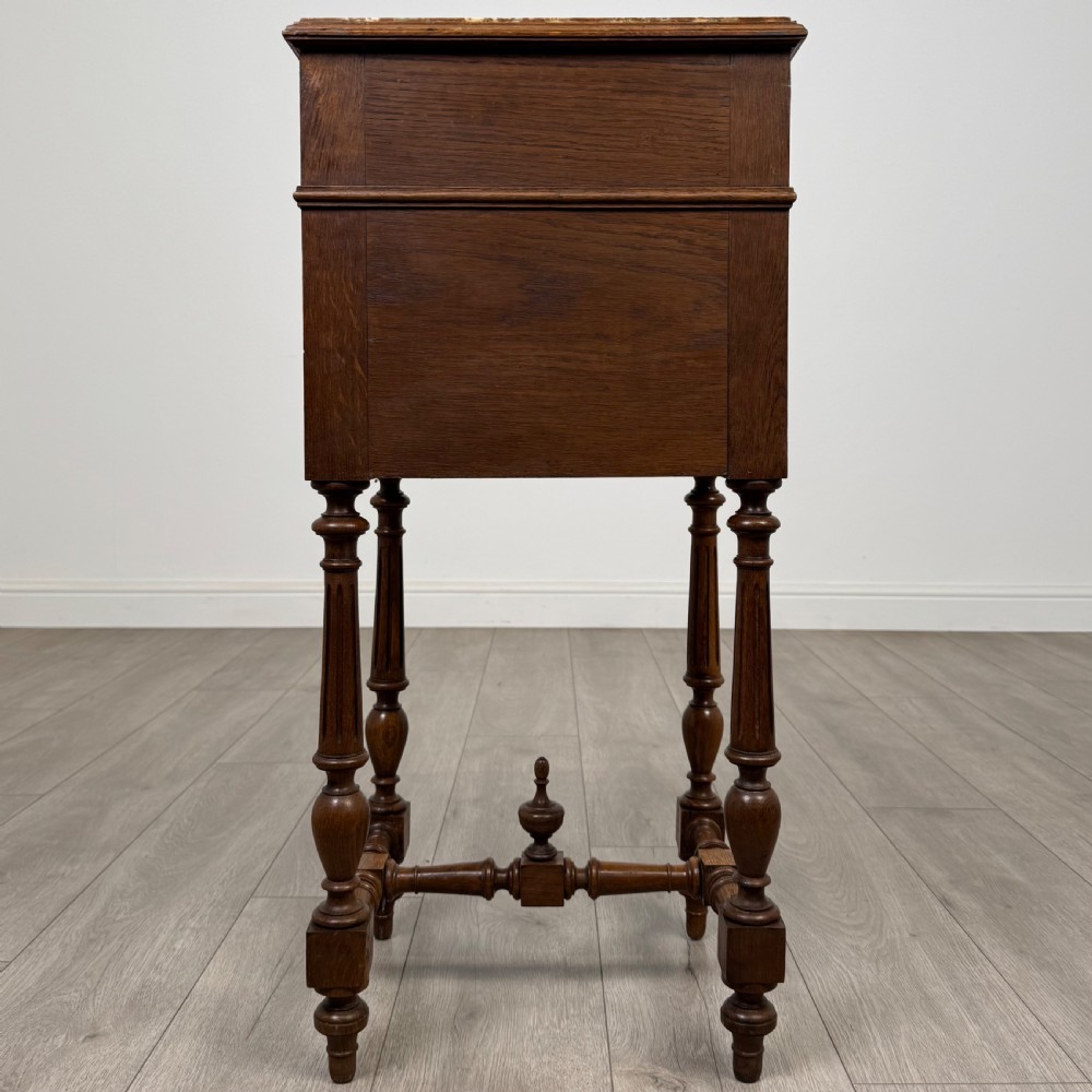 Antique 19th Century Pair Of French Bedside Cabinets In Oak  View VII