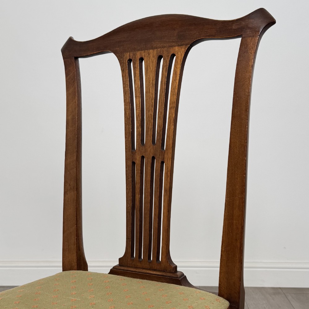 Antique 19th Century Set Of 6 Mahogany Dining Chairs  View IV