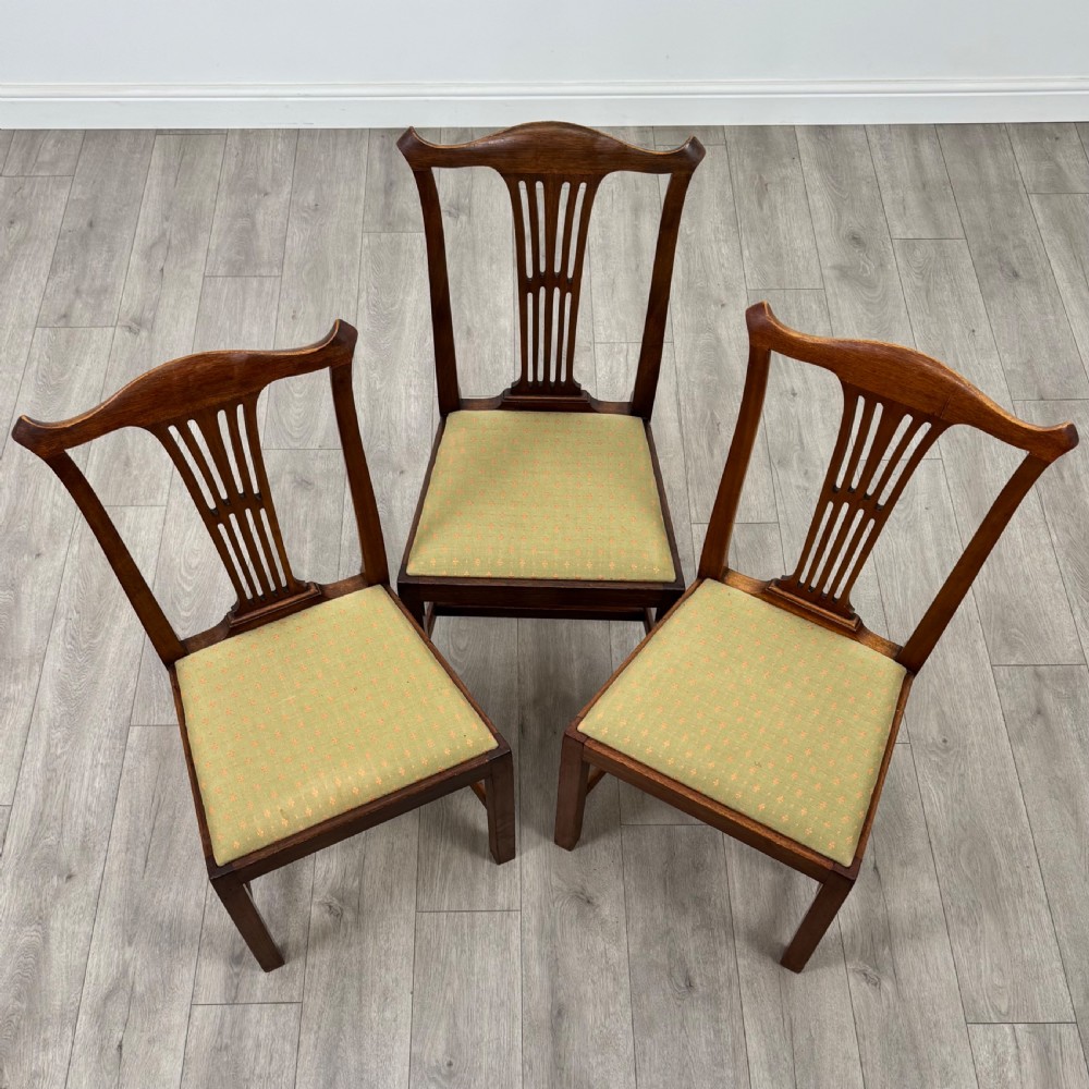Antique 19th Century Set Of 6 Mahogany Dining Chairs  View IX