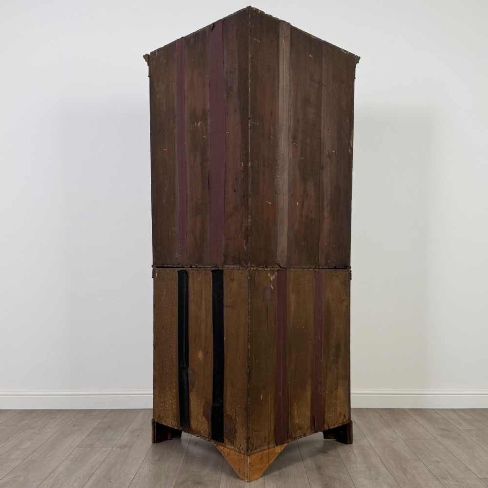 Antique 19th Century Good Quality Corner Cabinet In Oak  View IV