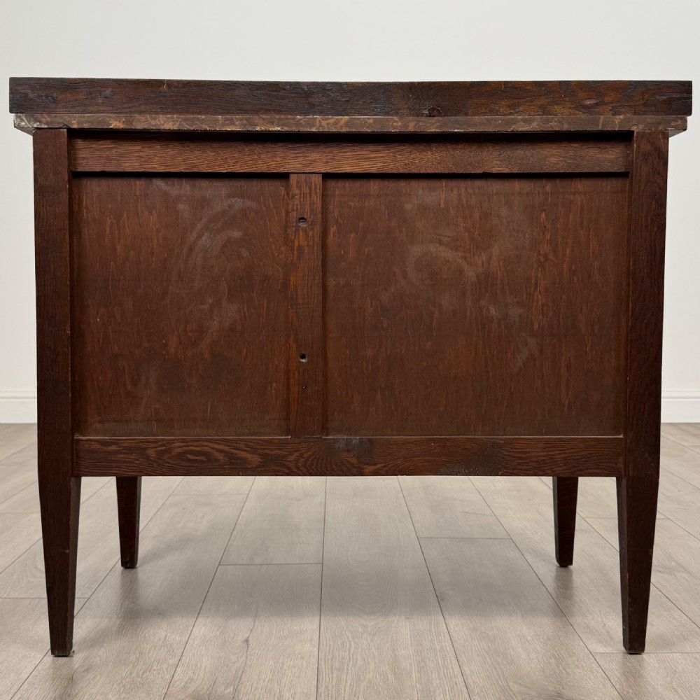 Antique 20th Century Marble Top Cupboard In Oak View VII