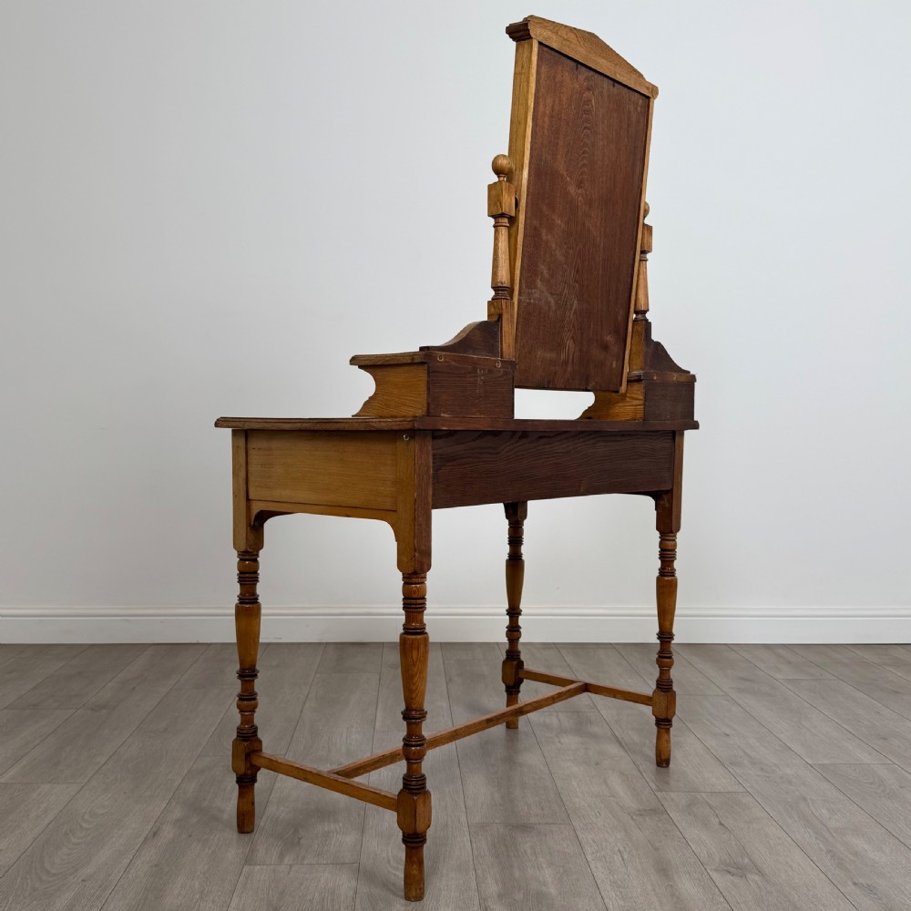 Antique 20th Century Fine Quality Dressing Table In Ash  View IV