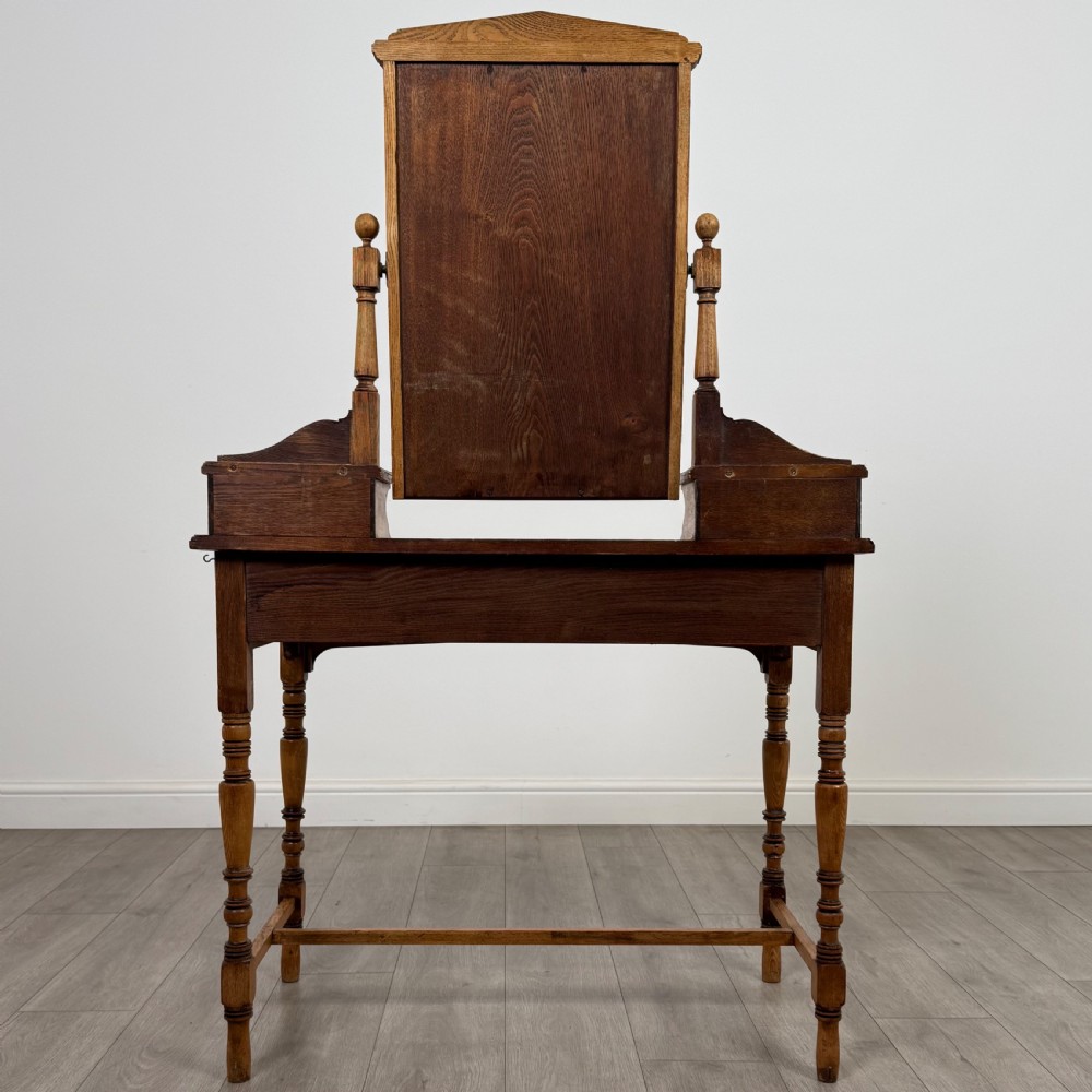 Antique 20th Century Fine Quality Dressing Table In Ash  View V