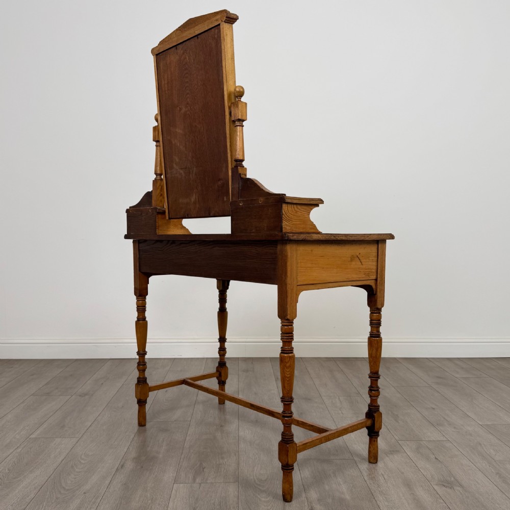 Antique 20th Century Fine Quality Dressing Table In Ash  View VI