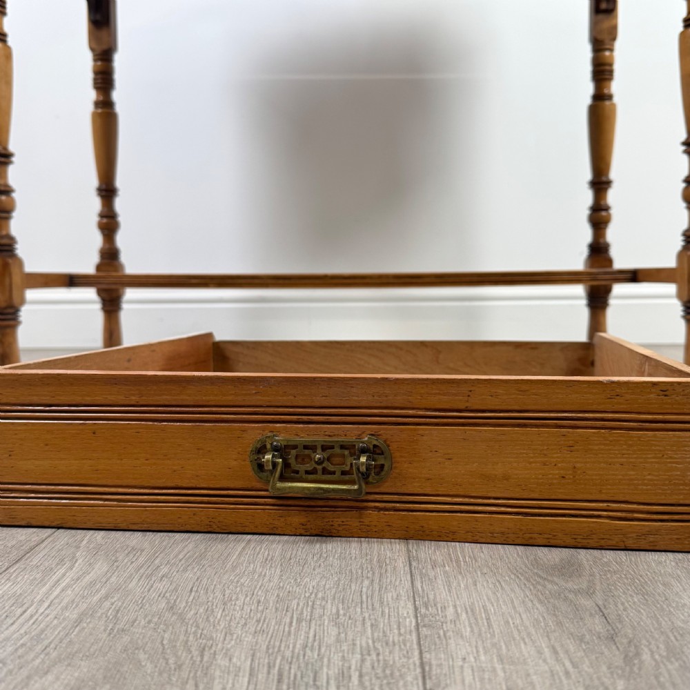 Antique 20th Century Fine Quality Dressing Table In Ash  View X
