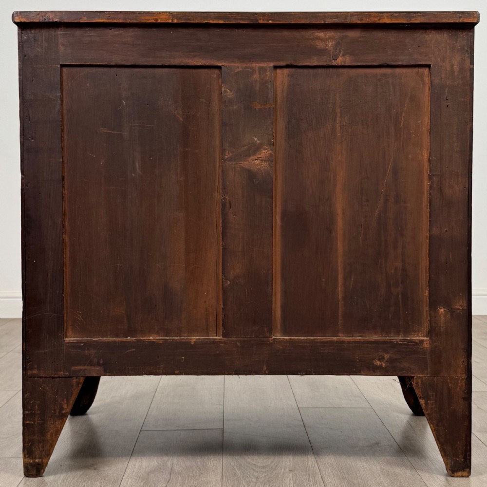Antique 18th Century Small Mahogany Bow Front Chest Of Drawers View VI
