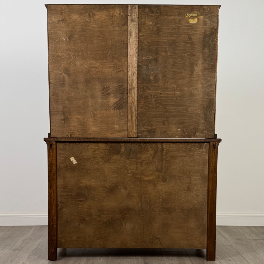 Antique 20th Century Good Quality Dresser In Oak View VI