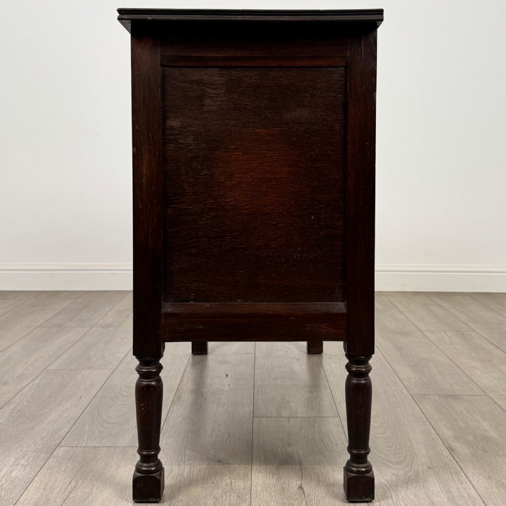Antique 20th Century Good Quality Chest Of Drawers In Oak View III