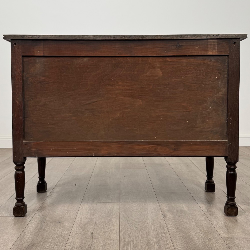 Antique 20th Century Good Quality Chest Of Drawers In Oak View VI