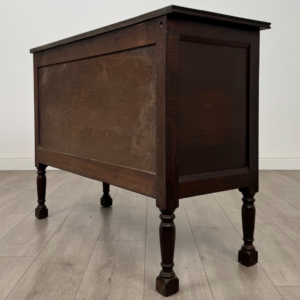 Antique 20th Century Good Quality Chest Of Drawers In Oak View VII