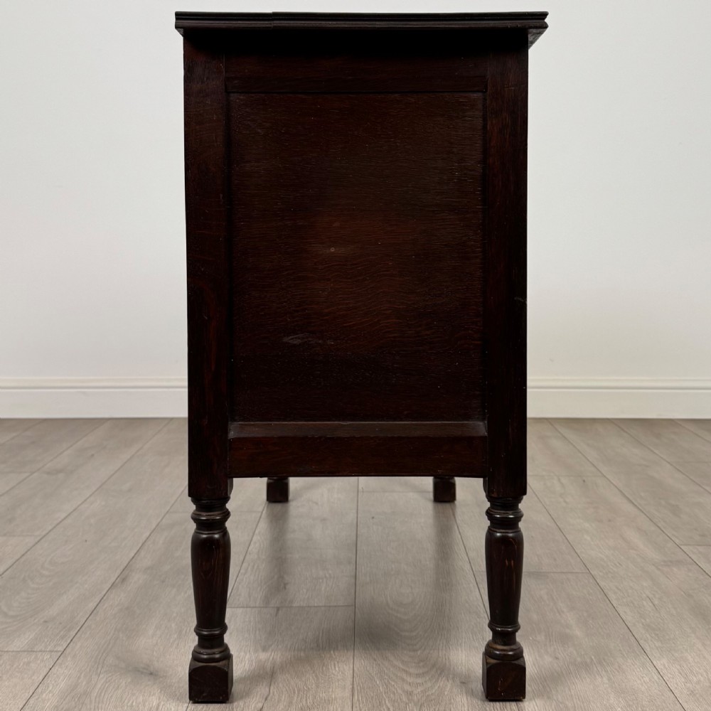 Antique 20th Century Good Quality Chest Of Drawers In Oak View VIII