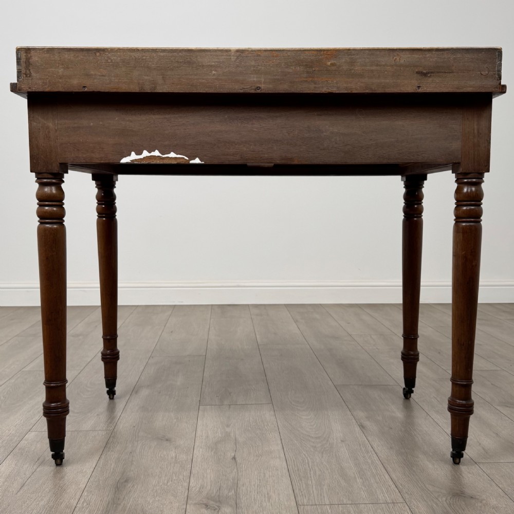 Antique 18th Century Good Quality Writing Table In Mahogany  View VI