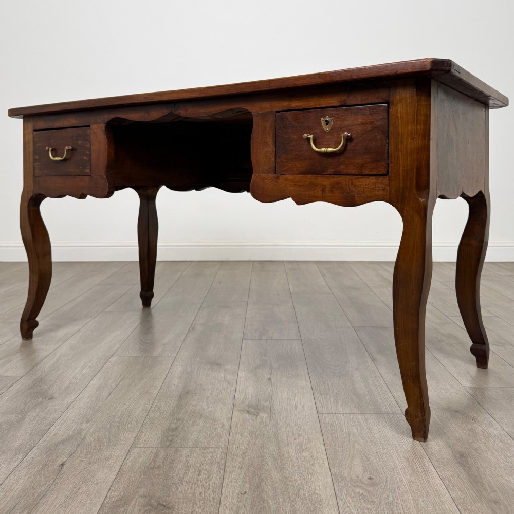  Antique 20th Century French Writing Table In Walnut  View II