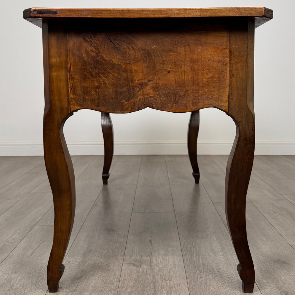 Antique 20th Century French Writing Table In Walnut  View III