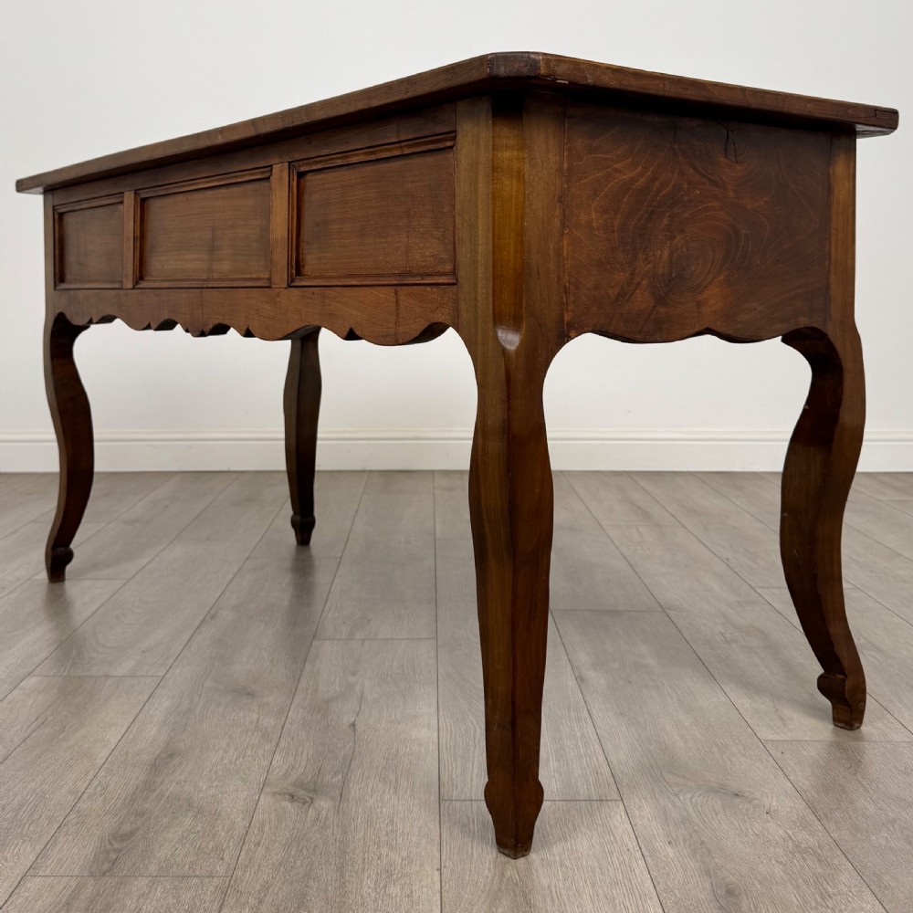  Antique 20th Century French Writing Table In Walnut  View VII