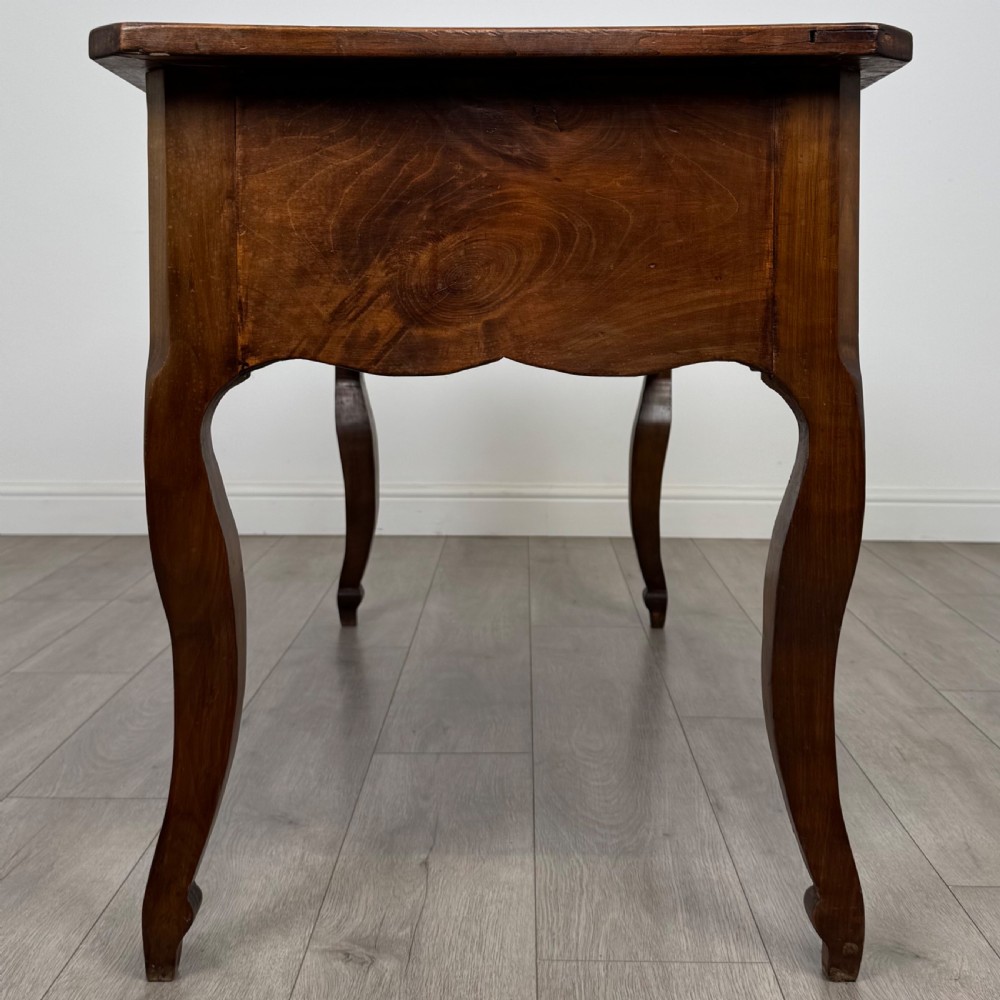  Antique 20th Century French Writing Table In Walnut  View VIII