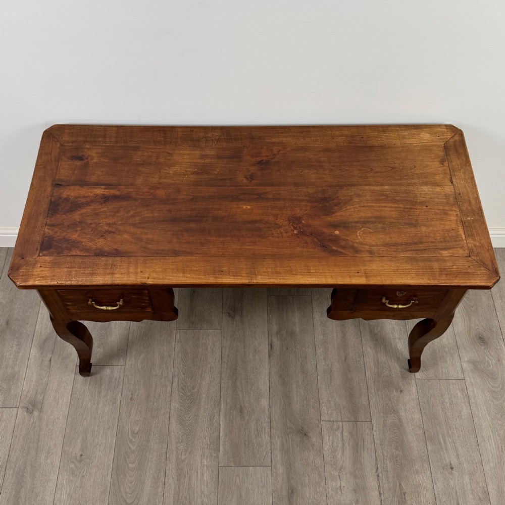  Antique 20th Century French Writing Table In Walnut  View X