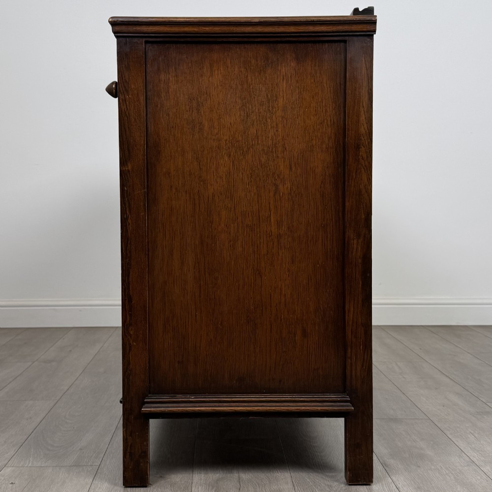 Antique 20th Century Good Quality Sideboard In Oak  View V