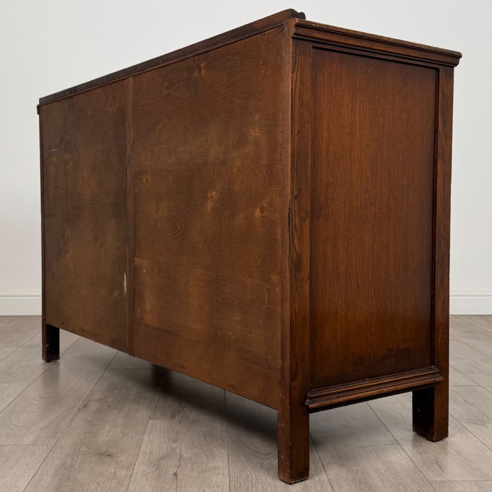 Antique 20th Century Good Quality Sideboard In Oak  View VIII