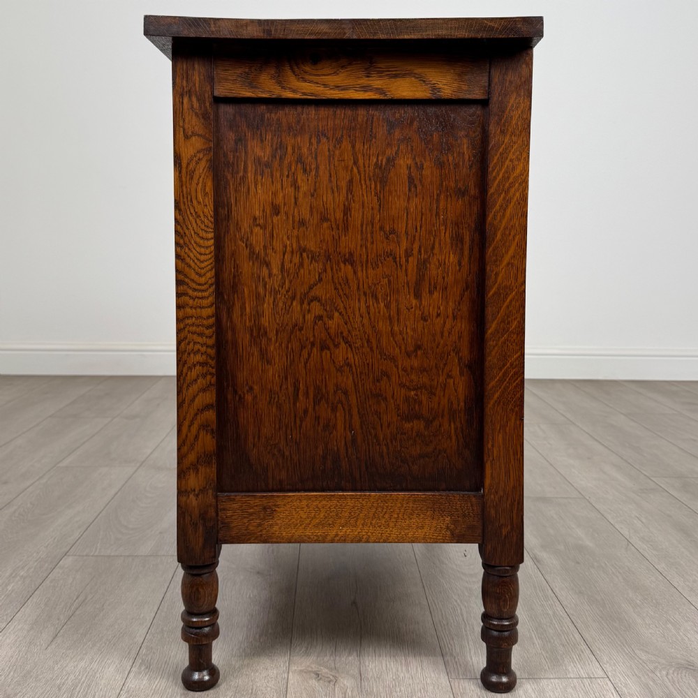  Antique 20th Century Jacobean Style Chest Of Drawers In Oak  View III