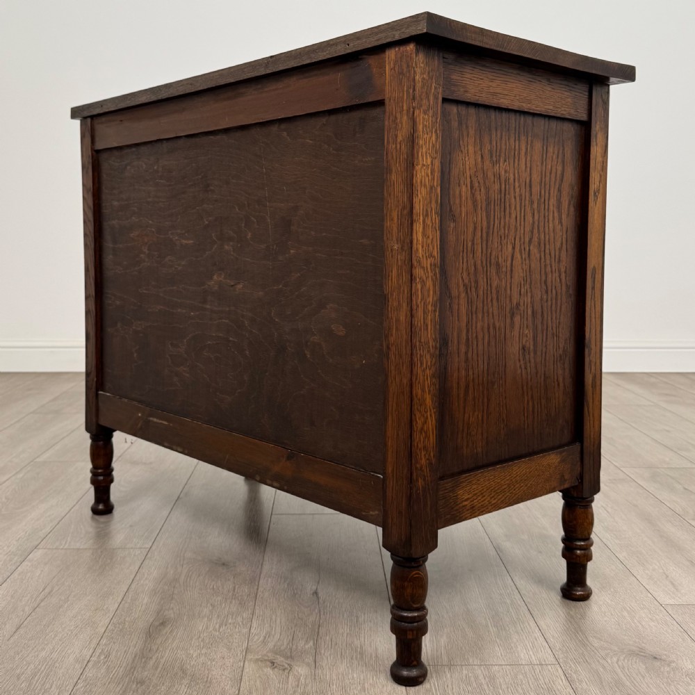  Antique 20th Century Jacobean Style Chest Of Drawers In Oak  View VII