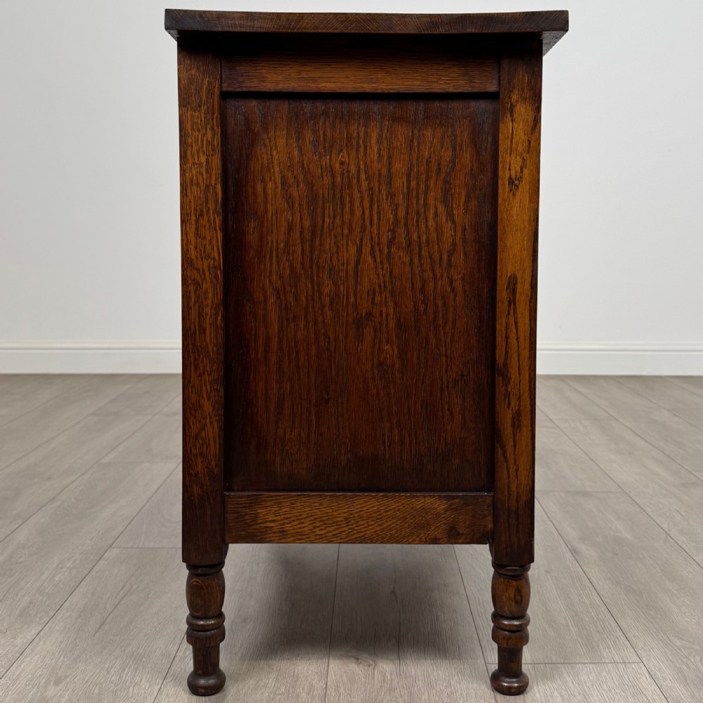  Antique 20th Century Jacobean Style Chest Of Drawers In Oak  View VIII