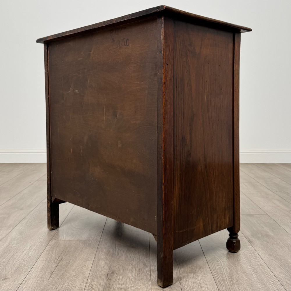Antique 19th Century Small Chest Of Drawers In Oak View VII