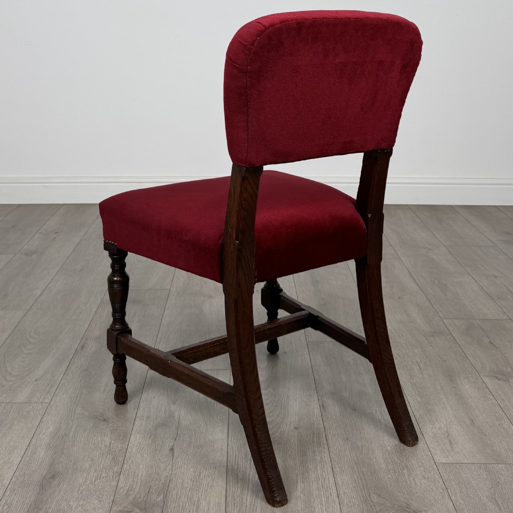 Antique 20th Century Set Of 4 Oak Dining Chairs  View II