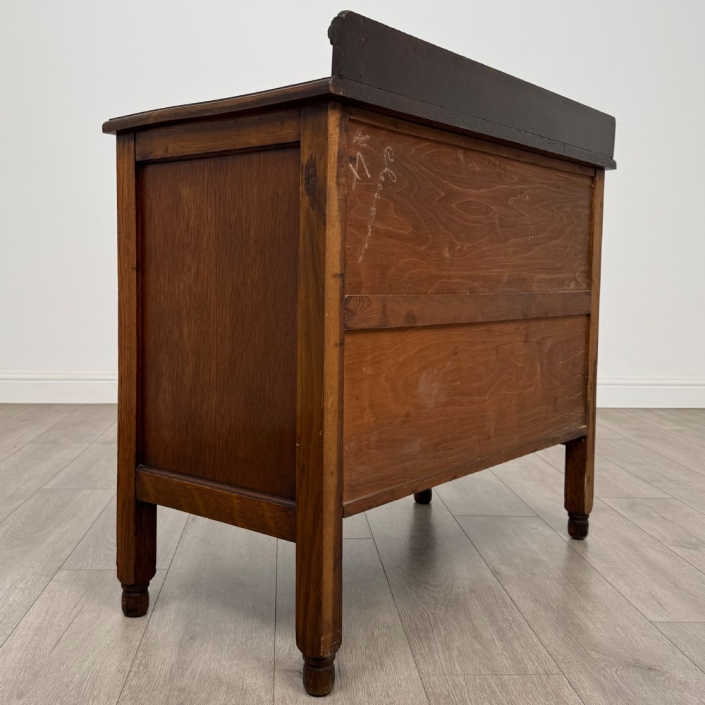 Antique 20th Century Chest Of Drawers In Oak View V
