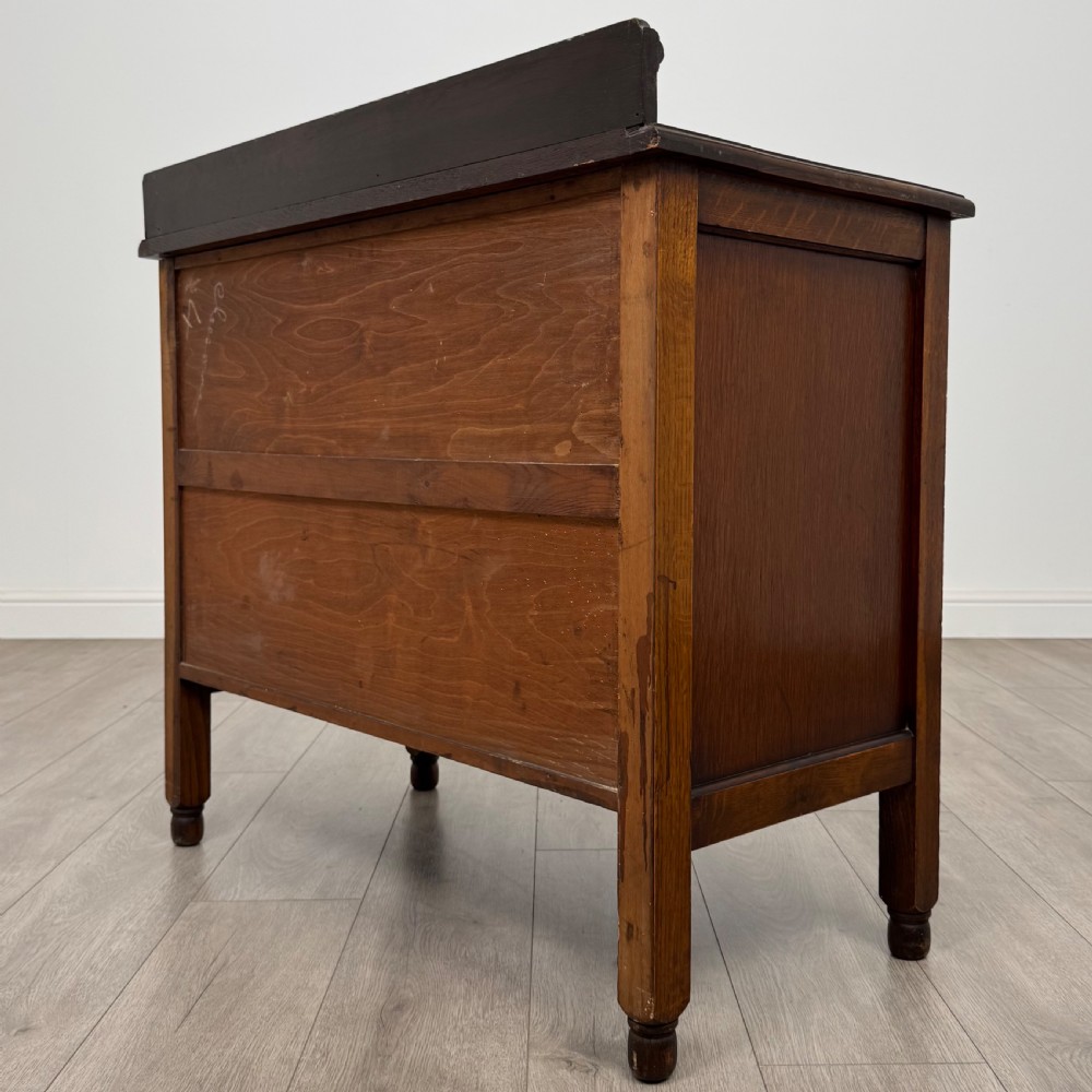 Antique 20th Century Chest Of Drawers In Oak View VII