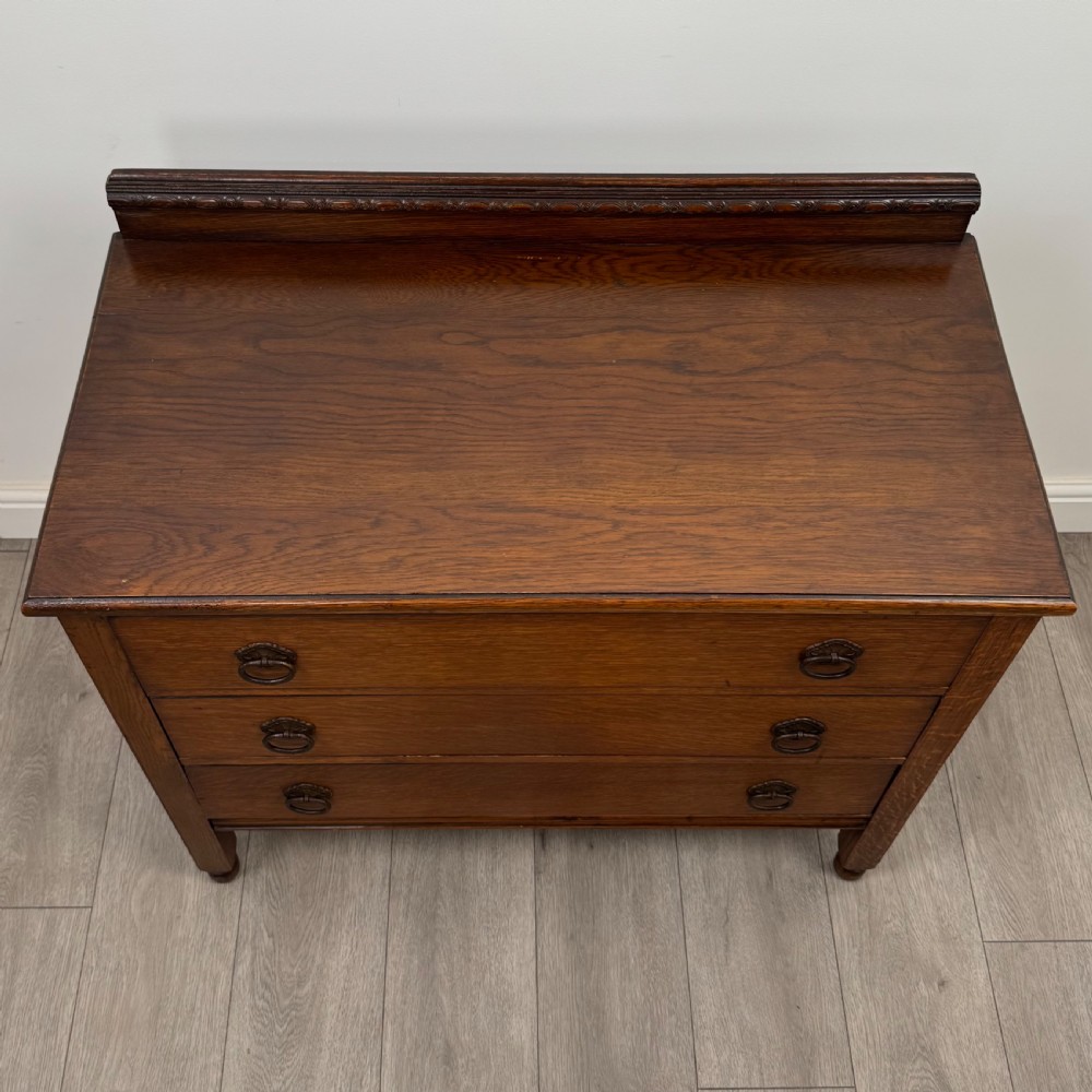 Antique 20th Century Chest Of Drawers In Oak View X