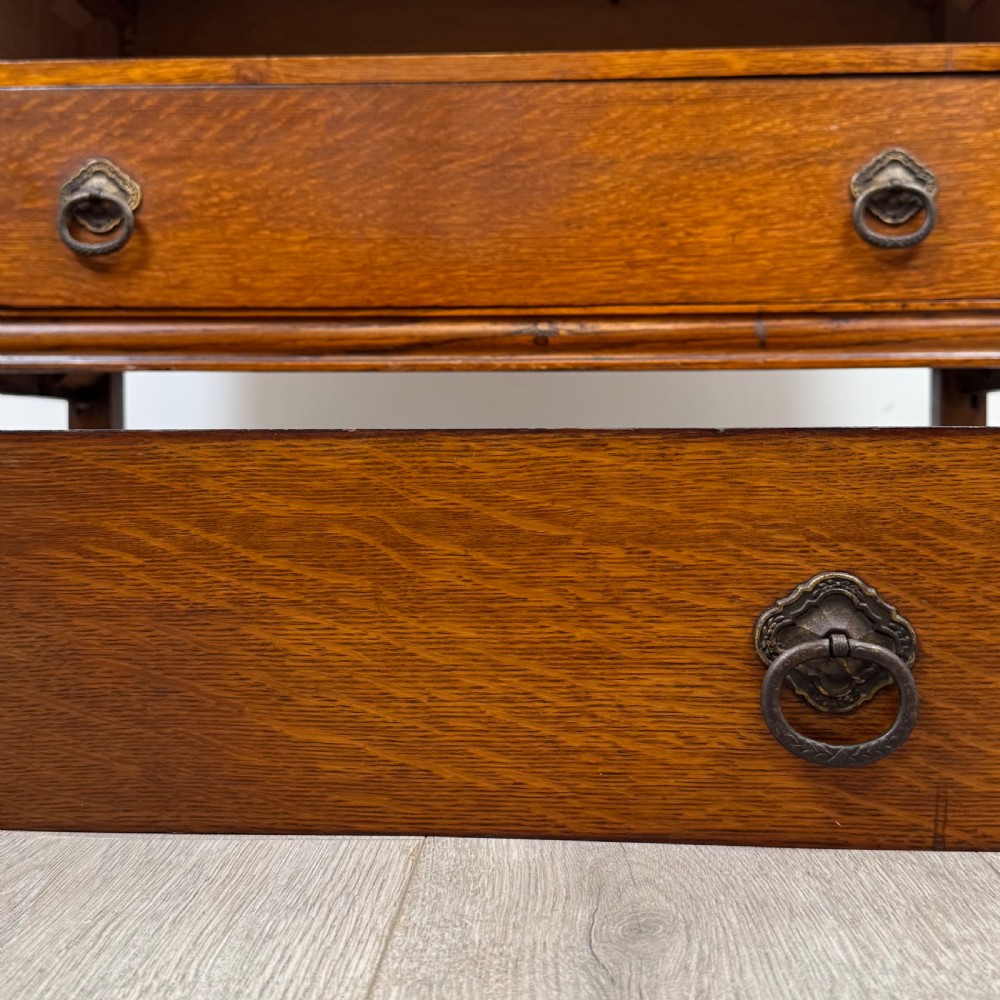 Antique 20th Century Chest Of Drawers In Oak View XII
