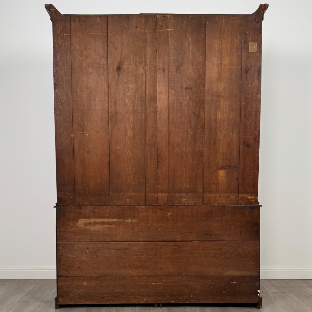 Antique 19th Century Good Quality Open Bookcase In Mahogany  View VIII