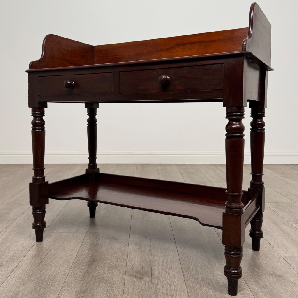  Antique 19th Century Washstand In Mahogany View II