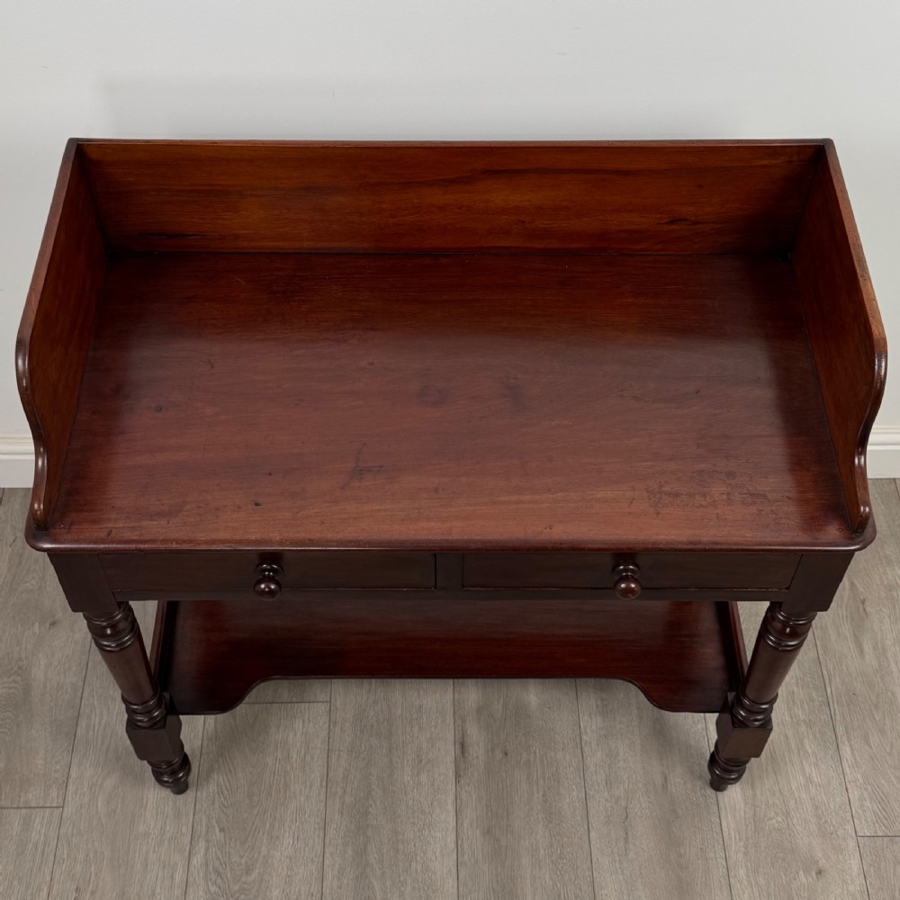  Antique 19th Century Washstand In Mahogany View IX