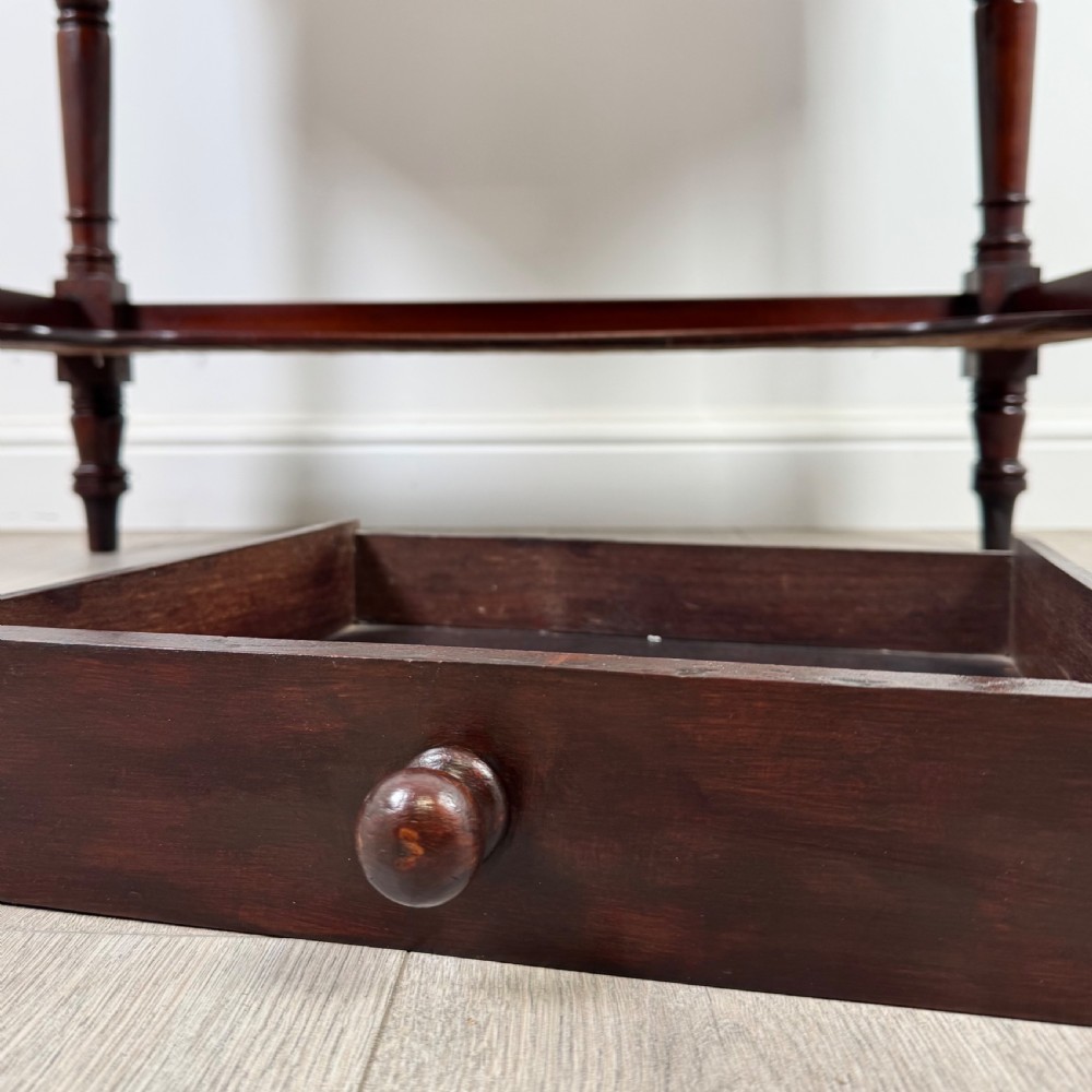  Antique 19th Century Washstand In Mahogany View X