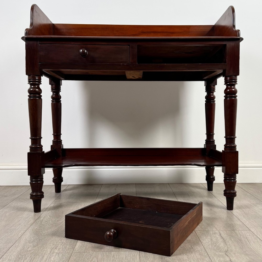  Antique 19th Century Washstand In Mahogany View XI