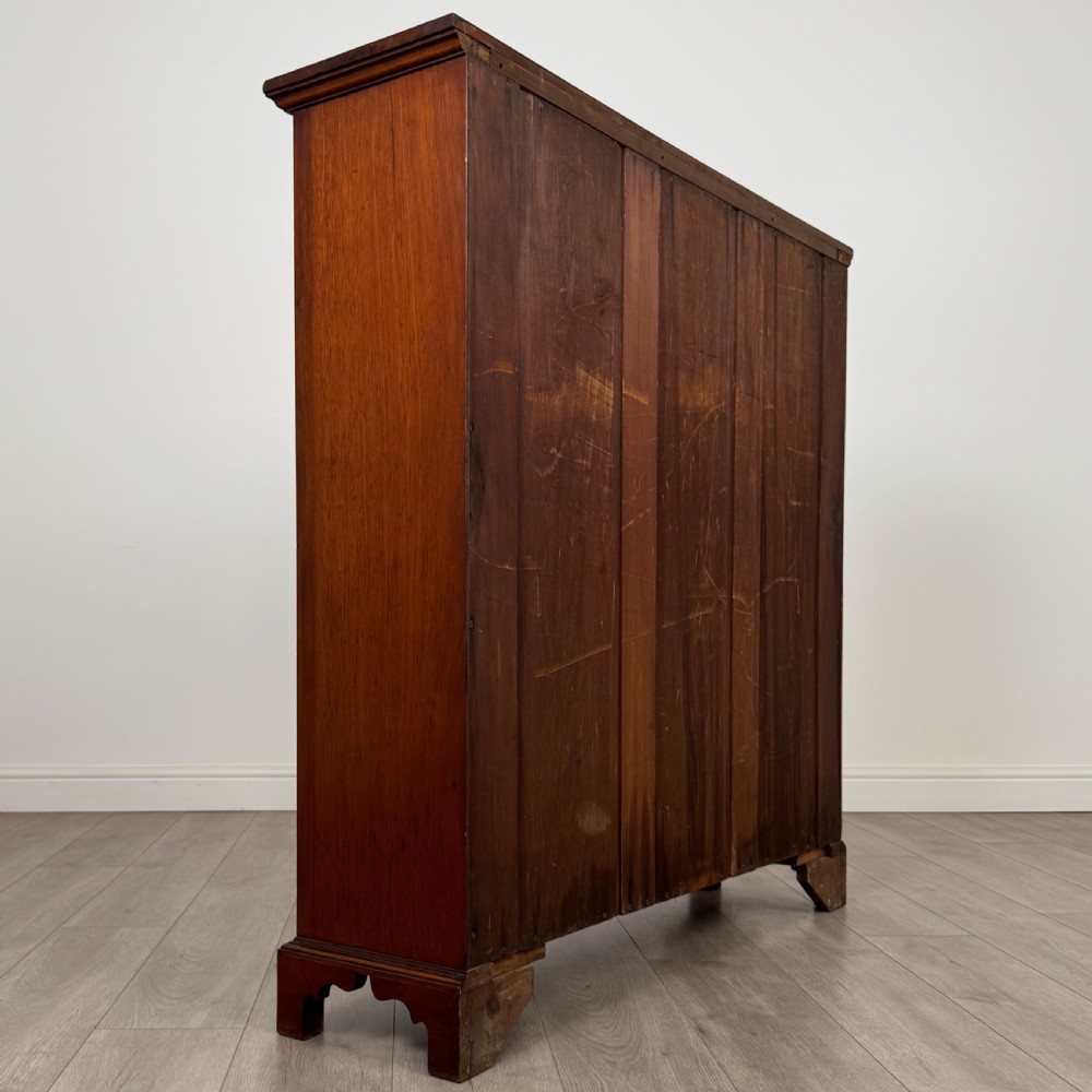 Antique 20th Century Glazed Display Cabinet In Walnut  View VII