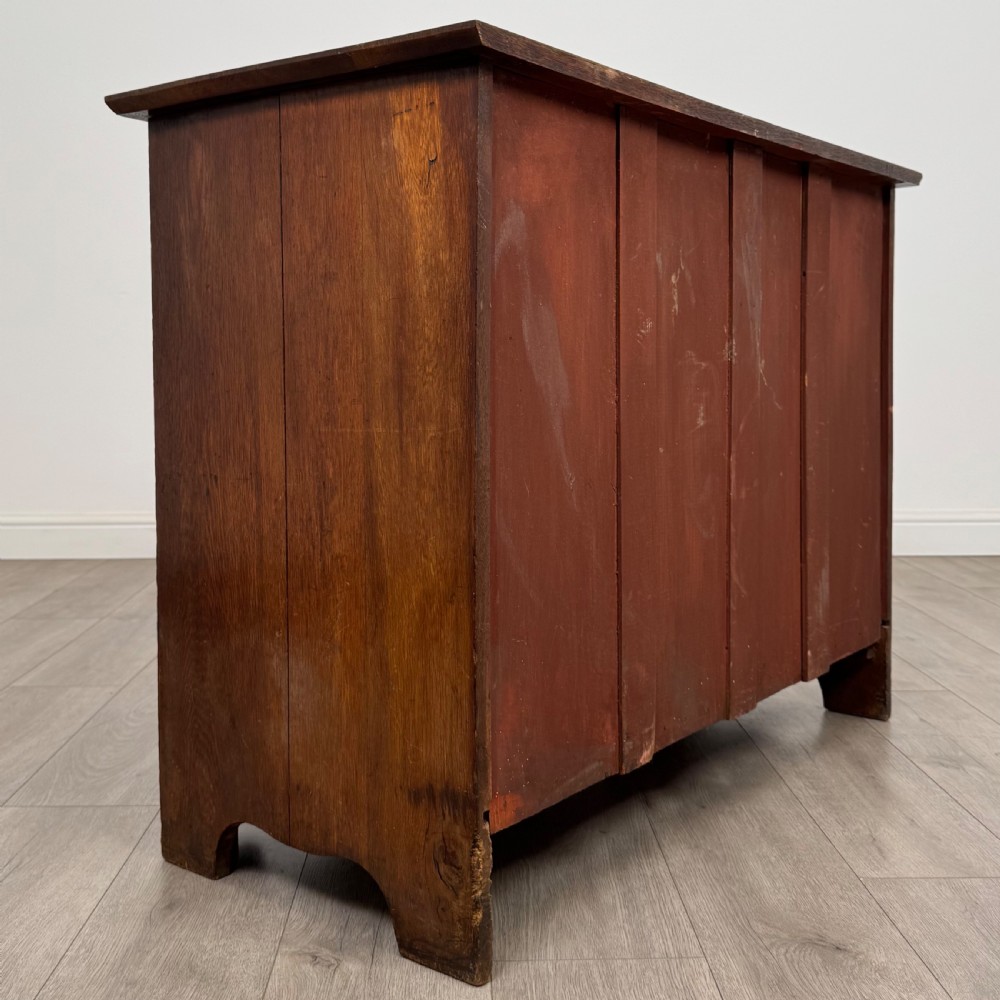 Antique 20th Century Golden Oak Chest Of Drawers  View V