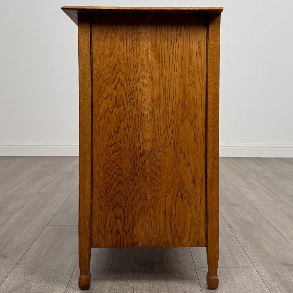 Antique 20th Century Good Quality Golden Oak Chest Of Drawers View III