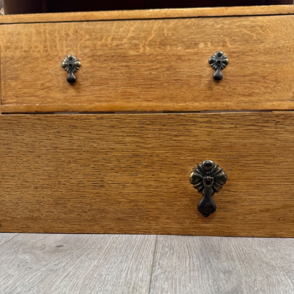 Antique 20th Century Good Quality Golden Oak Chest Of Drawers View XII