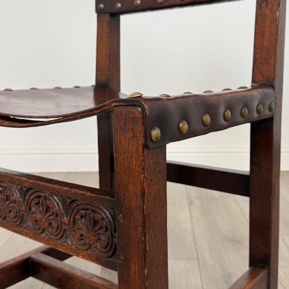 Antique 19th Century Set Of 6 Good Quality Oak Dining Chairs View VI