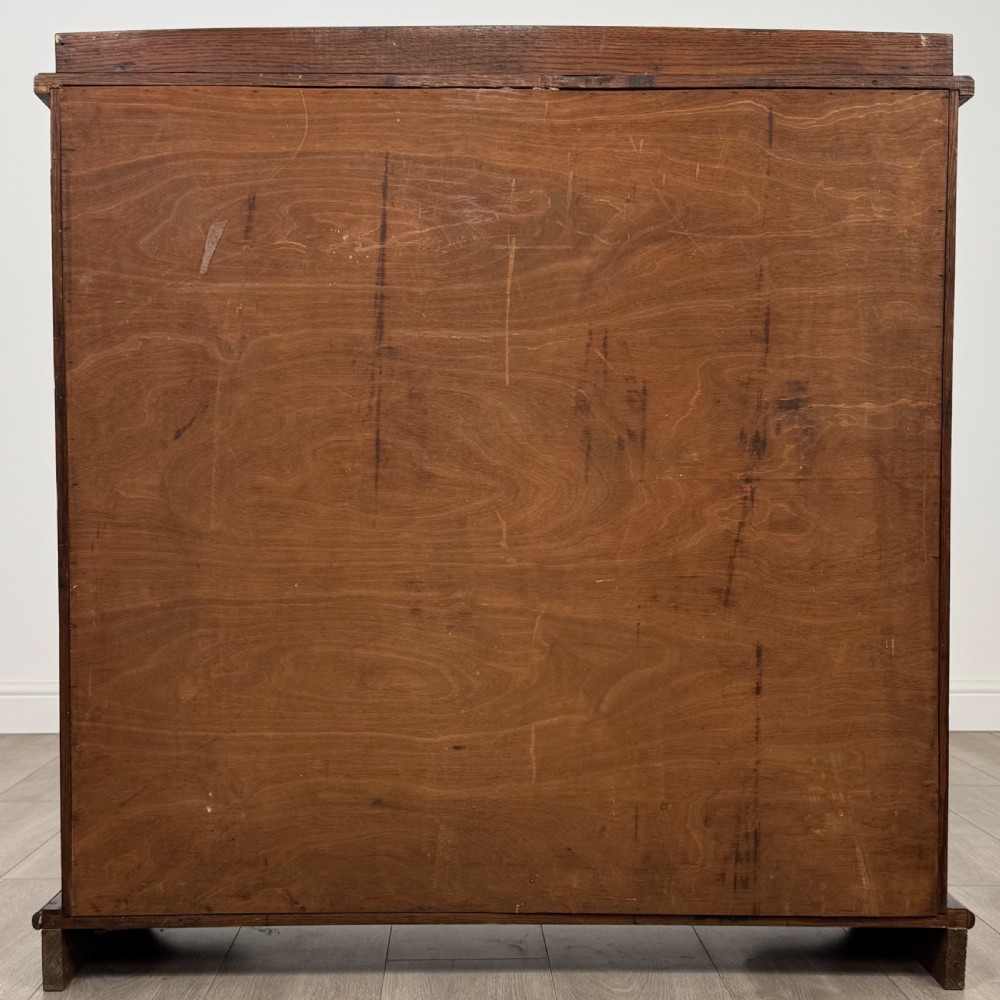 Antique 20th Century Good Quality Glazed Cabinet In Oak  View VII