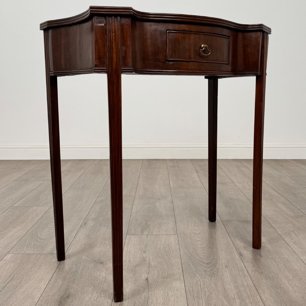 Antique 20th Century Small Mahogany Side Table  View VIII