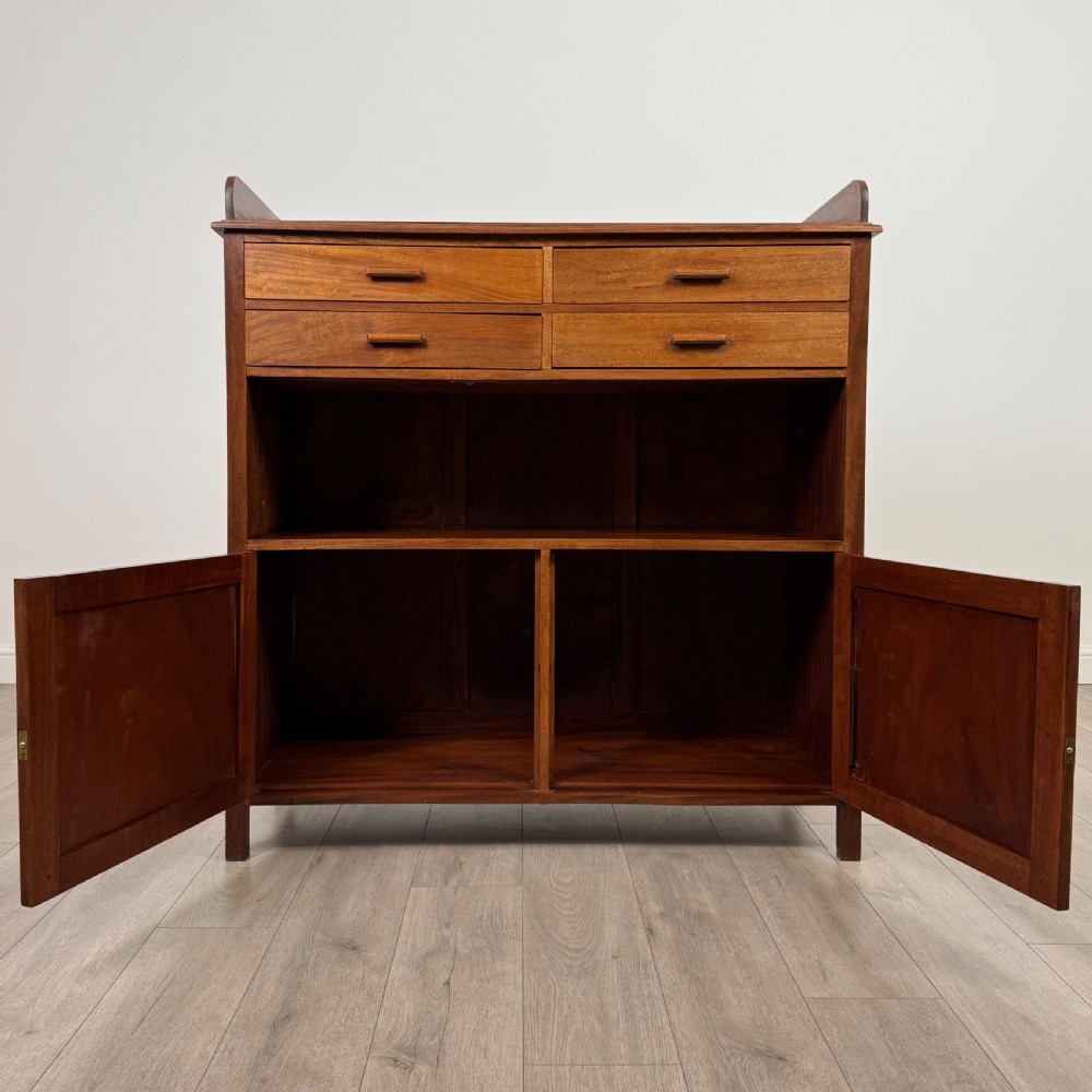 Antique 20th Century Good Quality Cupboard In Walnut View III