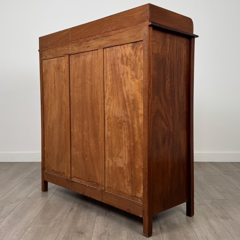 Antique 20th Century Good Quality Cupboard In Walnut View VI