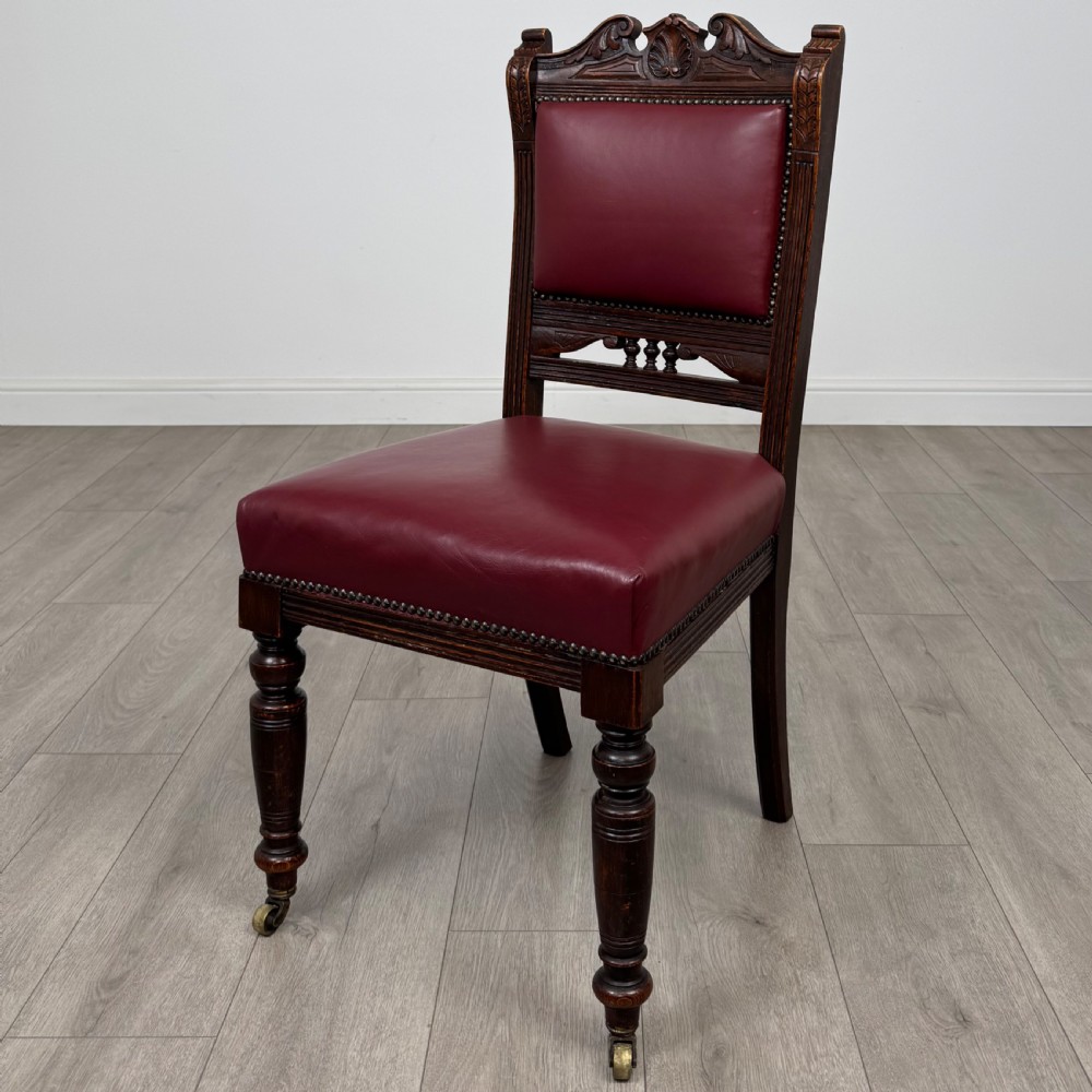 Antique 20th Century Set Of 4 Mahogany Dining Chairs  View II