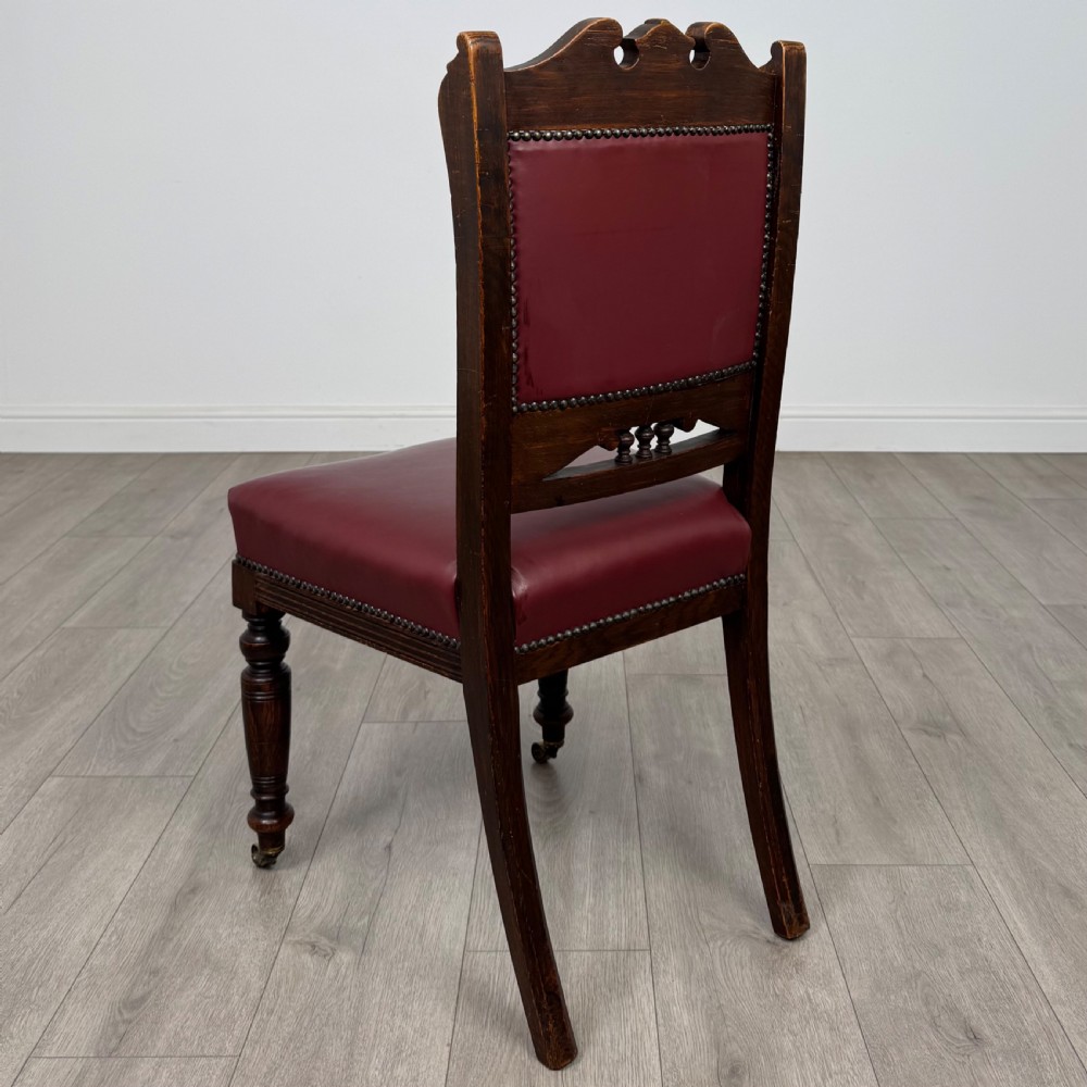 Antique 20th Century Set Of 4 Mahogany Dining Chairs  View III